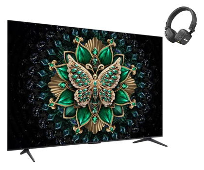 Telewizor 85" TCL 98Q6C MiniLED 144Hz QLED, Google TV + Major V Bluetooth